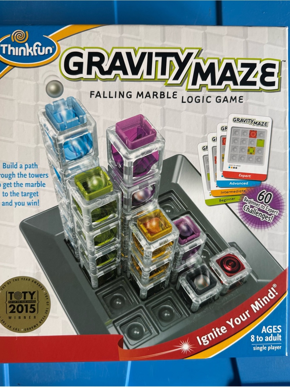 Think Fun.  2 Games Gravity Maze & Laser Maze. Like New. Not used-open boxes.